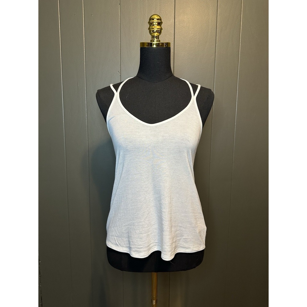 Express One Eleven NWT White Strappy Tank Top XS Extra Small